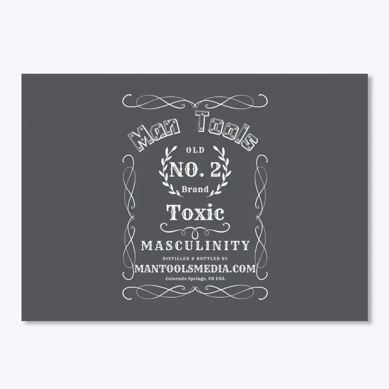 Man Tools Whiskey Label